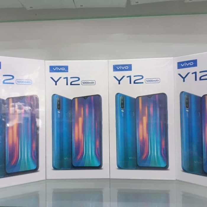 Vivo Y12 Ram 3 Gb 32 Gb Garansi Resmi Vivo Indonesia Merah Biru Hitam Shopee Indonesia