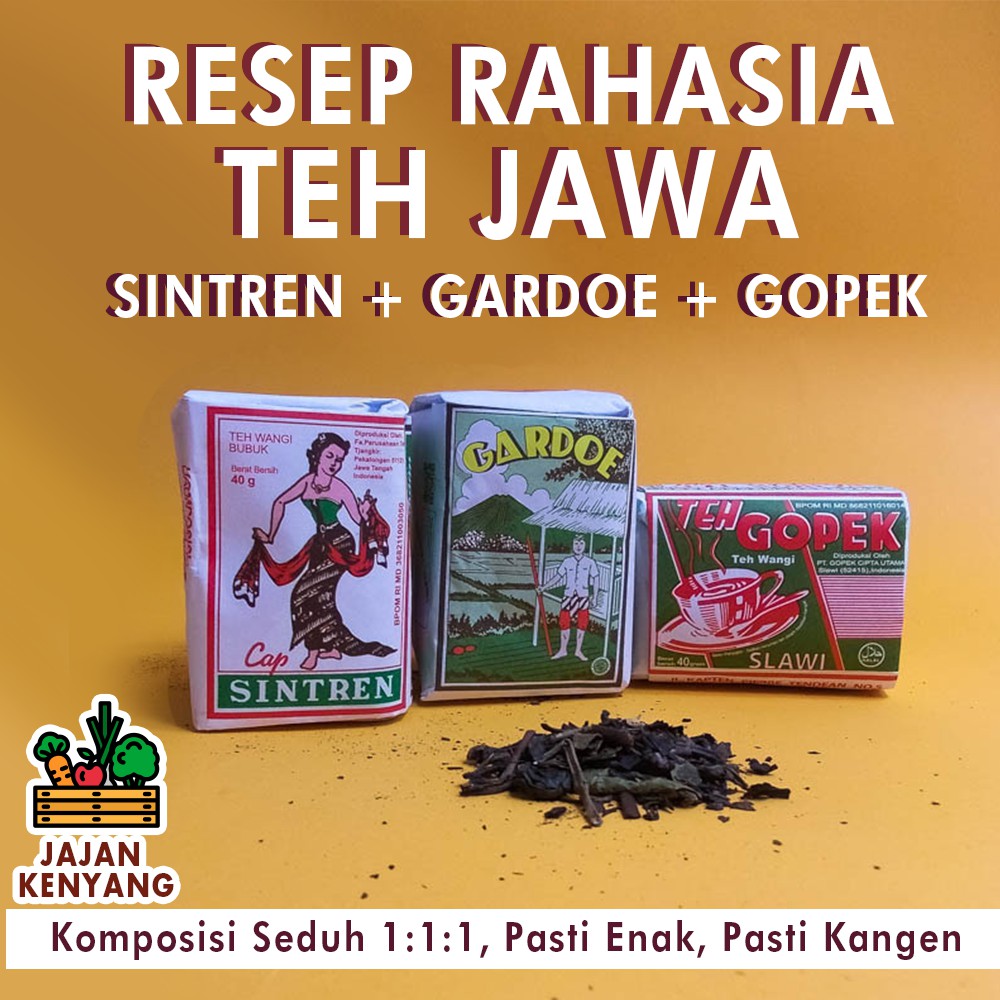 

Resep Teh Angkringan Jawa, Sintren, Gardoe, Gopek