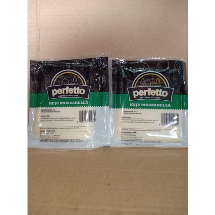 

Keju Mozzarella Perferto / Mozarela 250 gr