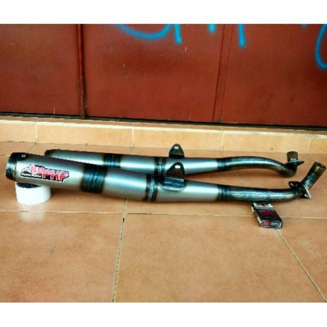 KNALPOT RACING FORCE1 FIZ FIZR STANDAR RACING BAMBU MURAH
