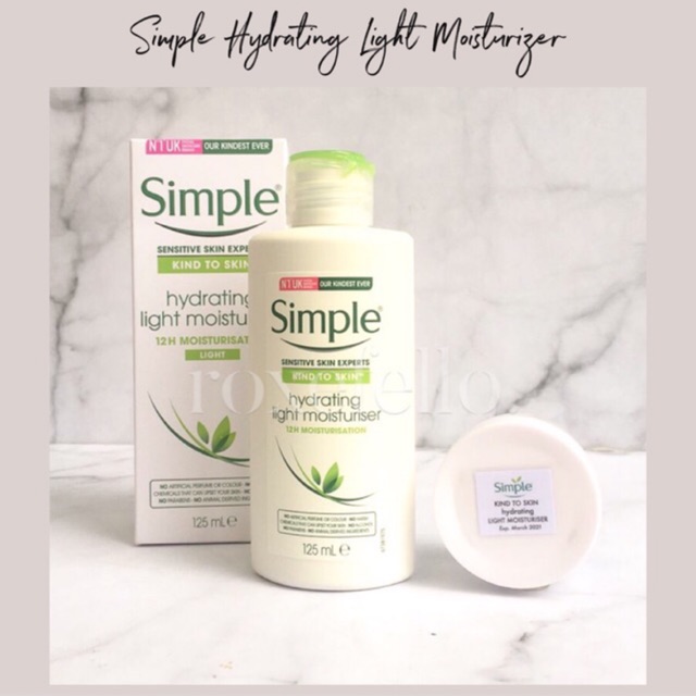 fungsi simple hydrating light moisturizer