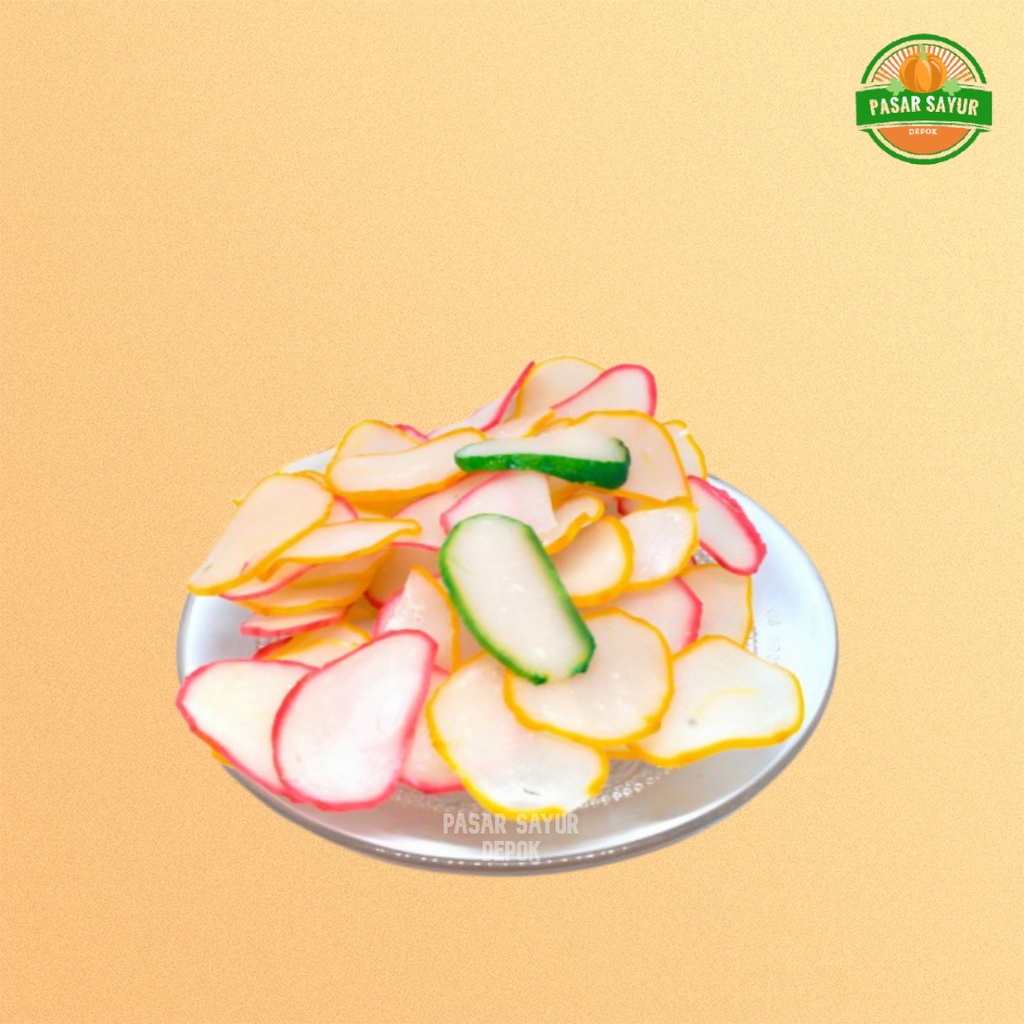 

Kerupuk bawang warna warni 100 gram murah segar dan lengkap