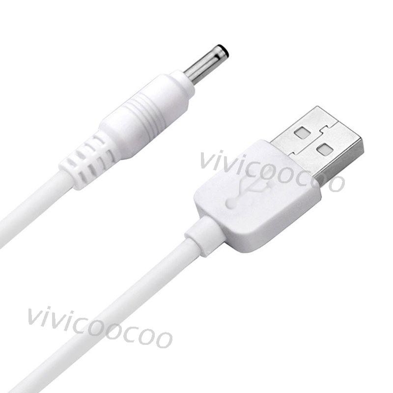 VIVI USB to DC 3.5V Charging Cable Replacement for Foreo Luna/Luna 2/Mini/Mini 2/Go/Luxe