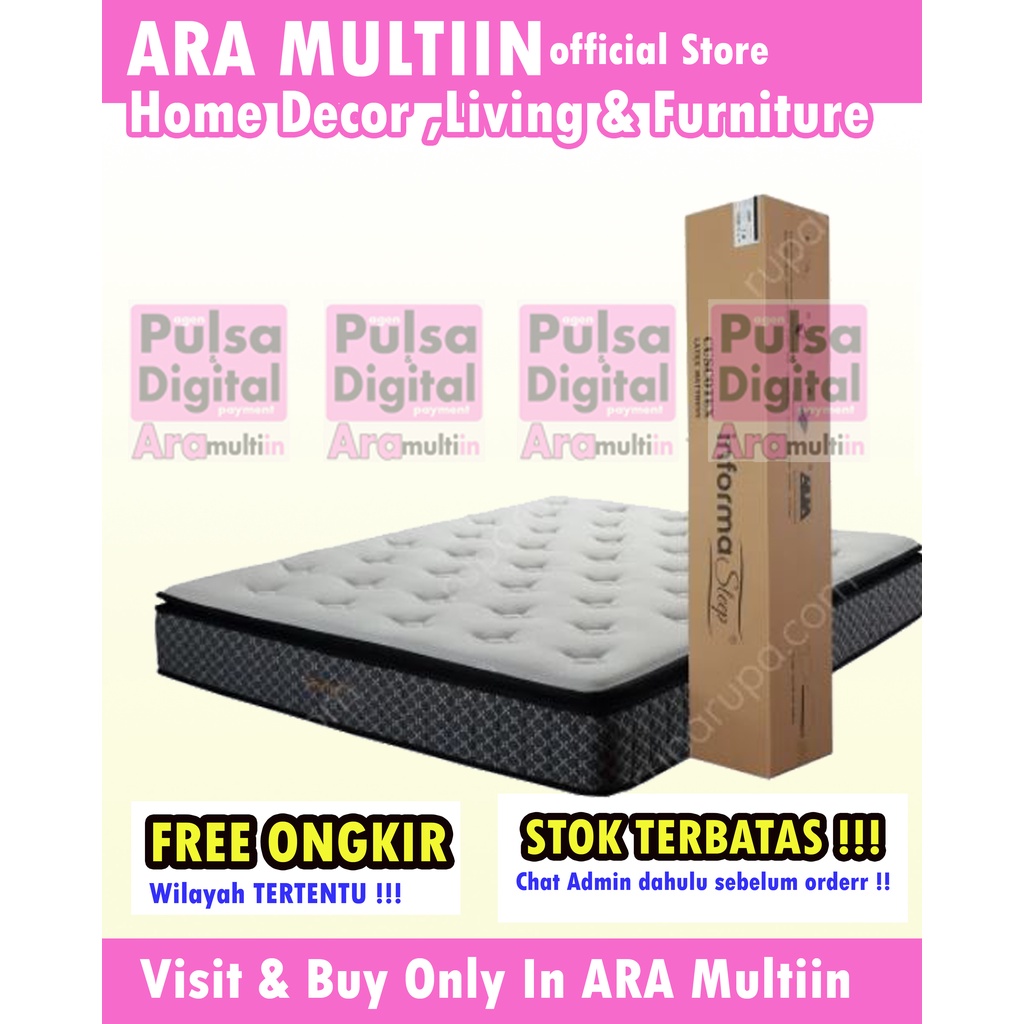 Informa Sleep 120x200 Cm Cusco Kasur Roll Packed Dengan Bantal & Guling