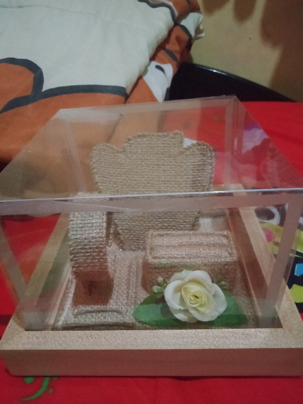 Tempat Perhiasan Seserahan Cincin Gelang Kalung Rustic - Kcgkr
