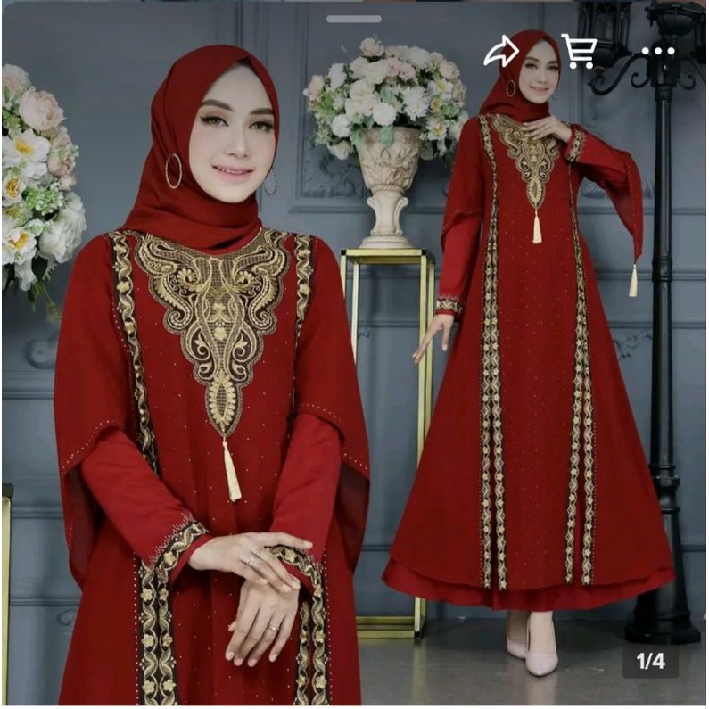 ( BEST SELLER ) GAMIS ABAYA TURKI  SOIMAH WARNA TERBARU
