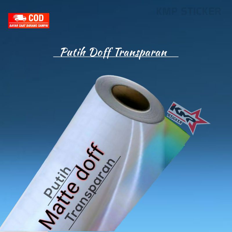 Skotlite Putih Bening Doff transparan maxdecal