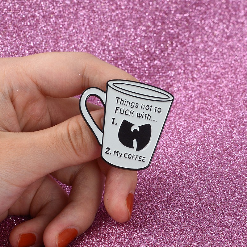 Wu Tang Clan Bros Pin Enamel Desain Wutang Rap Music Coffee Gaya Klasik