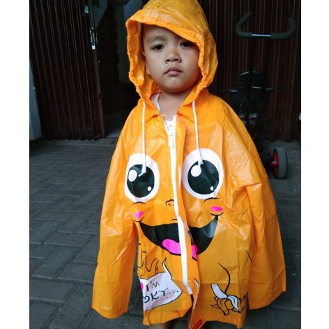 Jas Hujan Anak 5-7 Tahun Mantel Setelan Jaket Celana