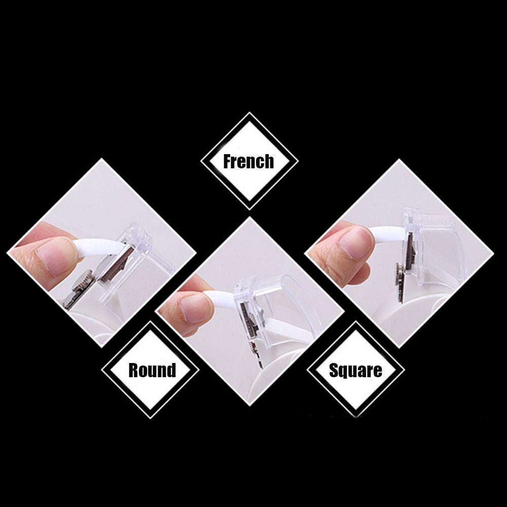 Preva Pemotong Tip Kuku Palsu Kualitas Tinggi Stainless Steel Tipe U word Manicure Tips Cutter