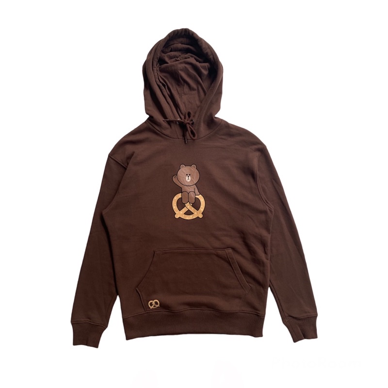 Hoodie Coklat Line Friends