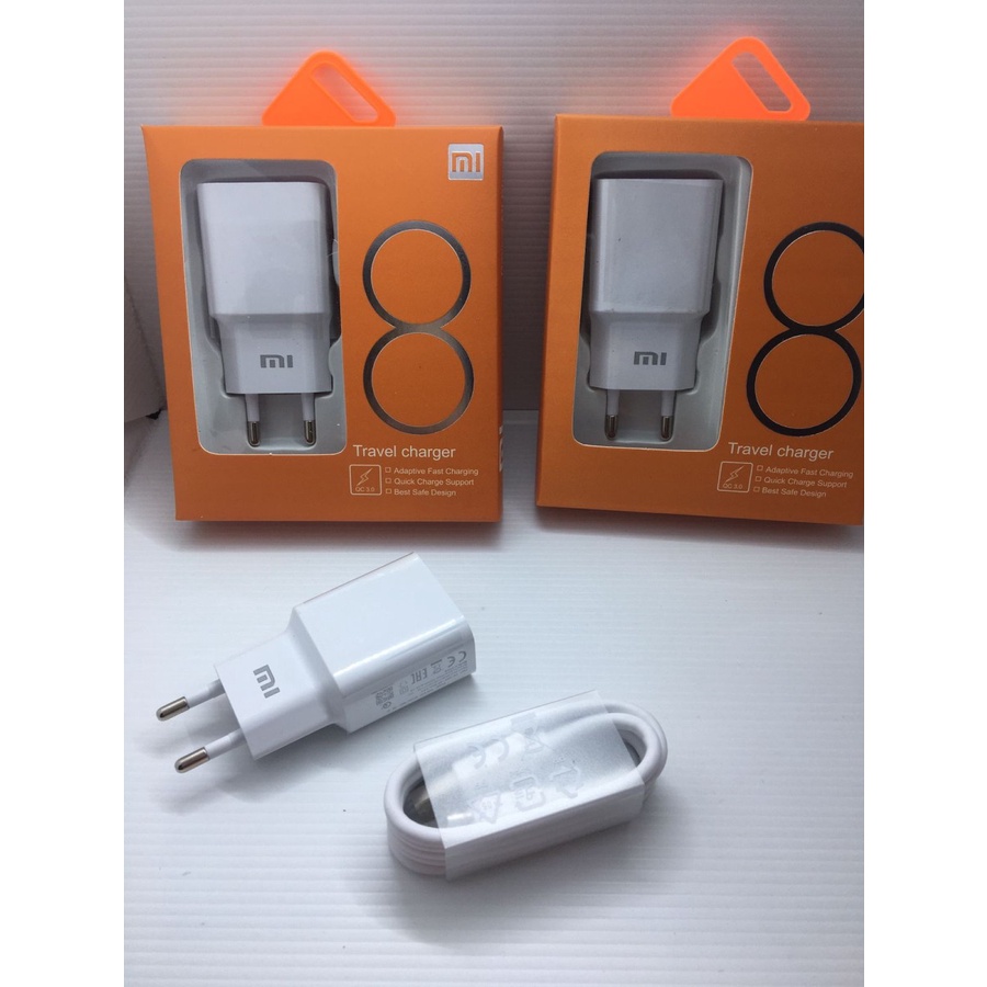 charger xiaomi 3.0 fast quick charger usb micro dan type c charger mi8/mi9/mi10/readmi note