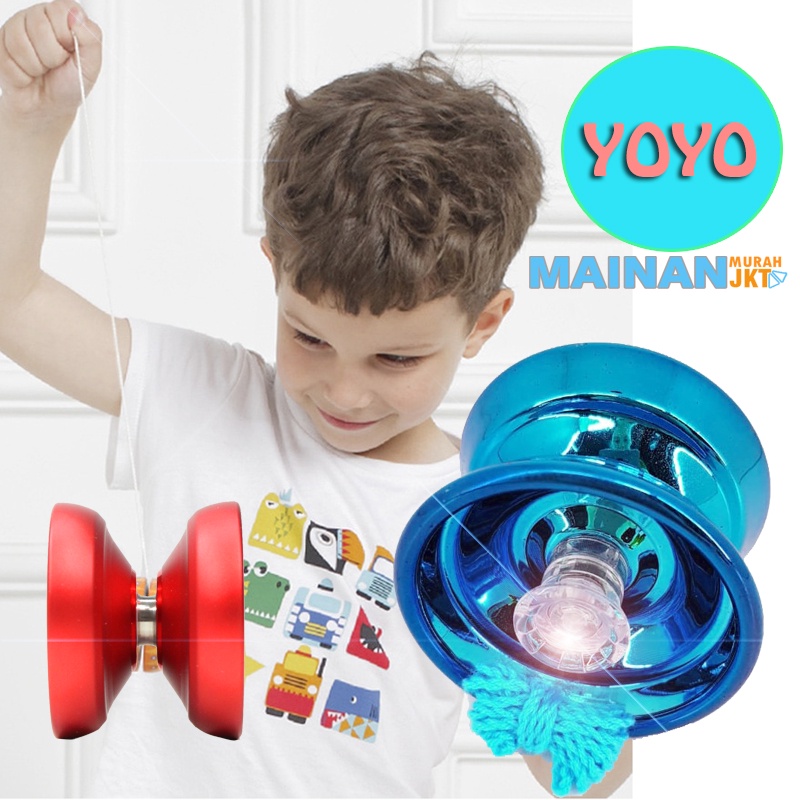 MAINANKEI MAINAN ANAK MURAH YOYO GLOSSY 828 IMPORT YOYO BESI BERKUALITAS