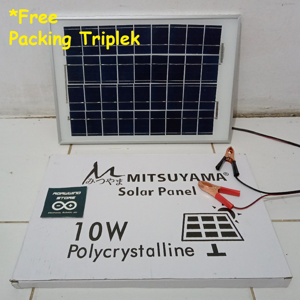 Solar Panel Surya 10WP Polycrystalline Solar Cell 10Watt 10 Watt Peak