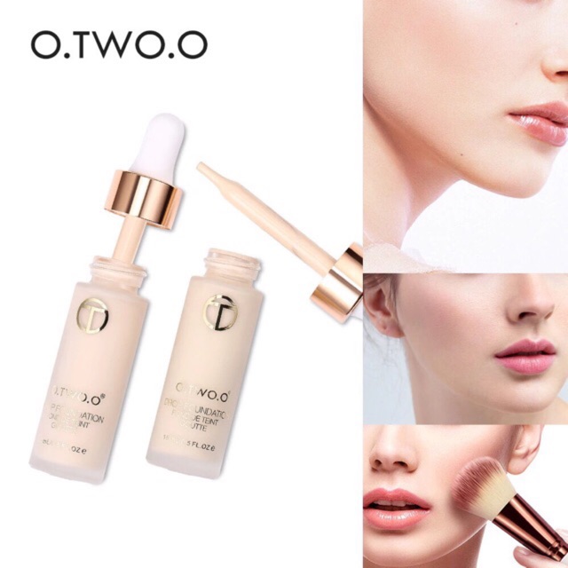 O.TWO.O Full Cover Liquid Foundation Long Lasting