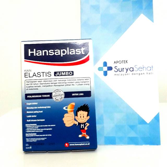 Hansaplast Plester Kain Elastis Standar / Jumbo