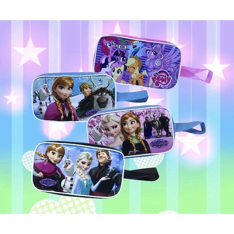 

Tempat Pensil-Tempat Kosmetik-Pencil Case Besar Frozen/Little Pony
