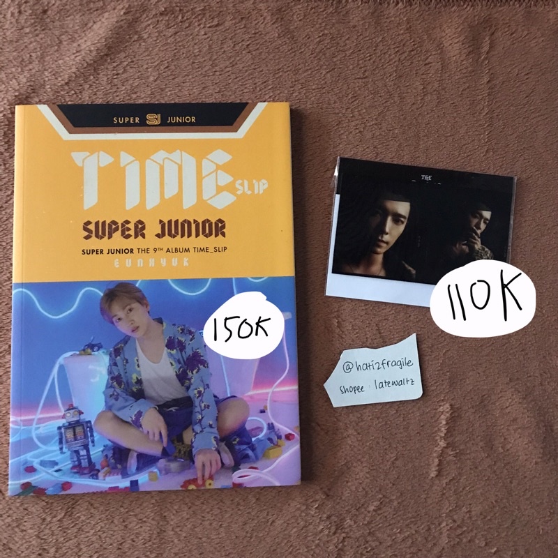 time slip album only & film set donghae ( eunhyuk hyukjae sj suju super junior )