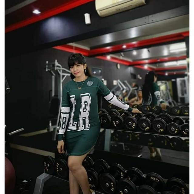 Baju Sport Olahraga Kaos Lengan Panjang Sxb Showdown LR Longsleeve Dress