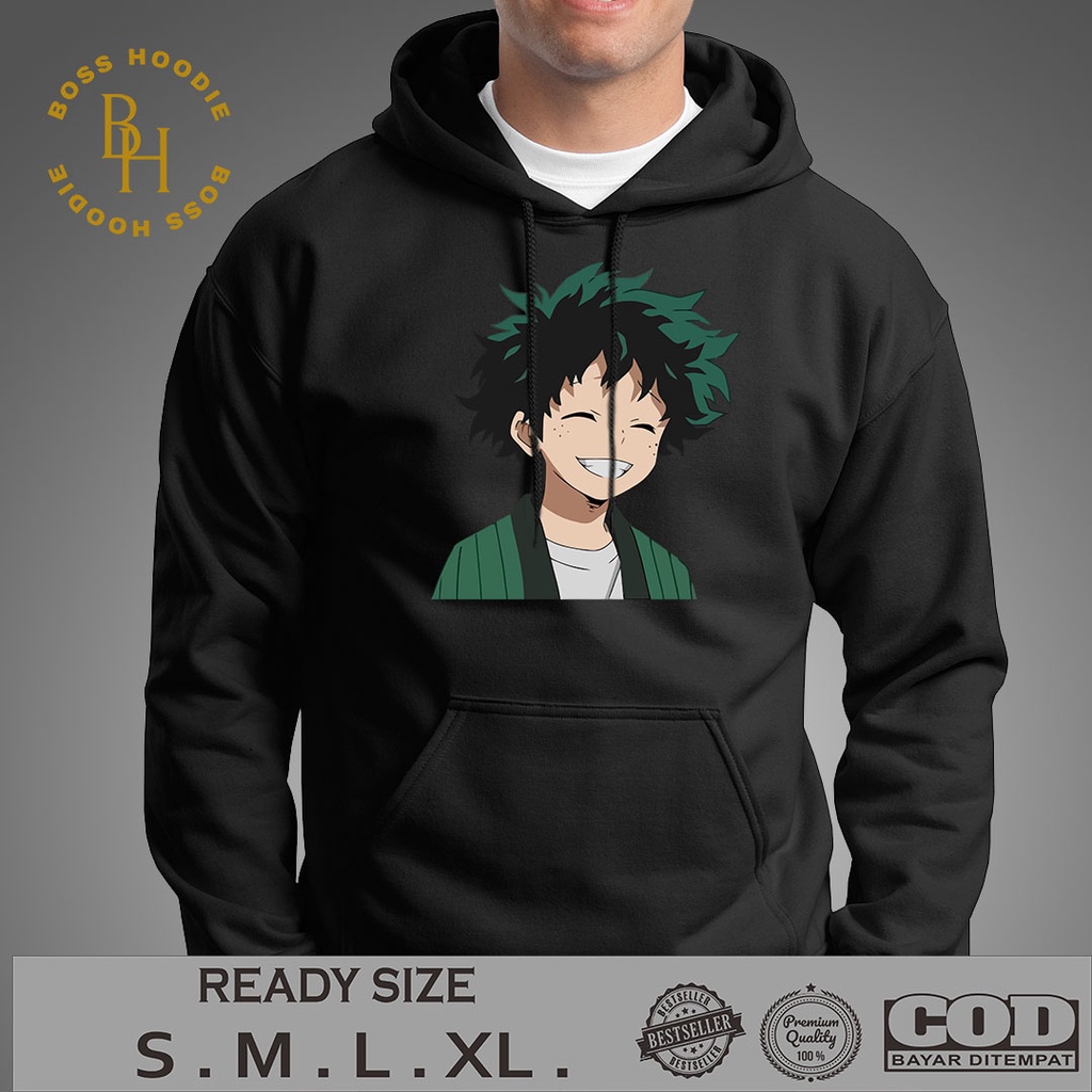 HOODIE Izuku Midoriya | HOODIE PRIA | JAKET PRIA | HOODIE KEREN