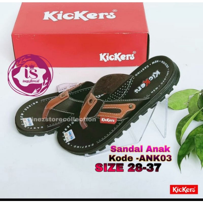 Sandal Anak Laki-laki Sandal anak cowok Kickers Model Japit