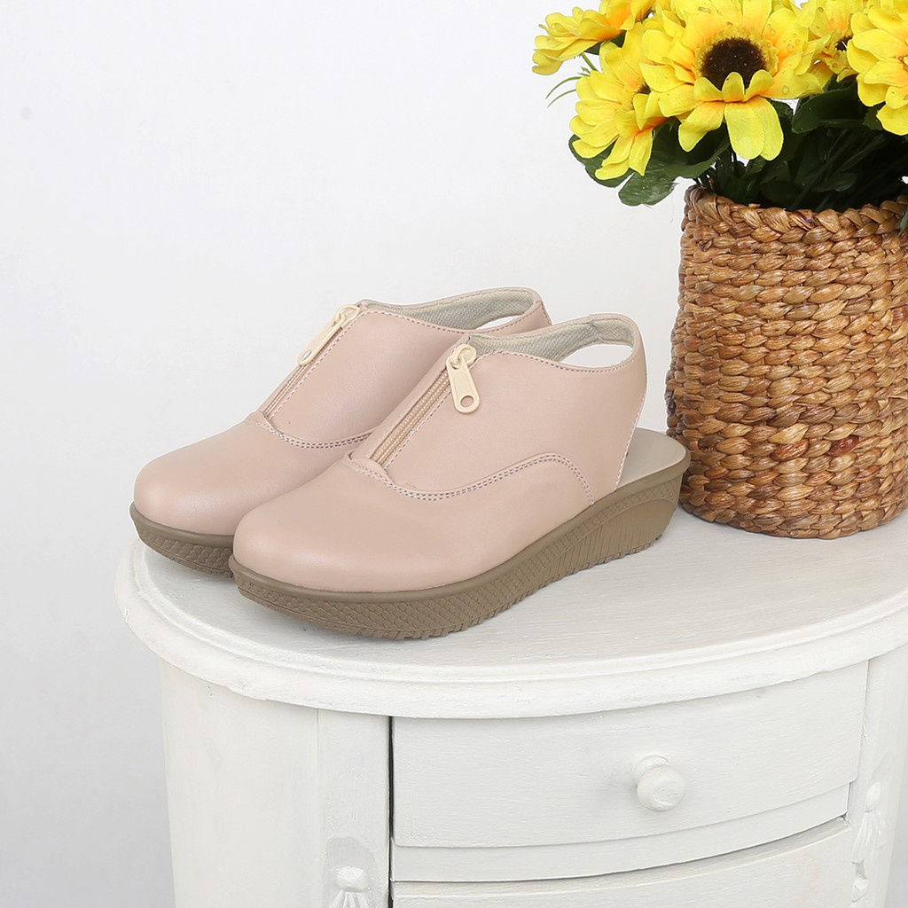 sepatu bustong wanita murah, sepatu bustong cewek, sepatu bustong perempuan, sepatu bustong wedges cantik 001