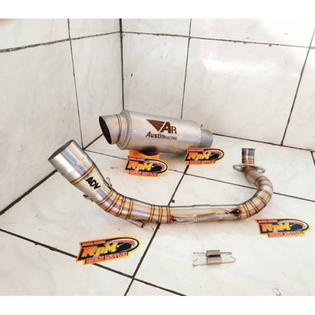 Knalpot Austin Racing Sandblast ADV 150 - Vario 150 - Genio - PCX - Vario 125