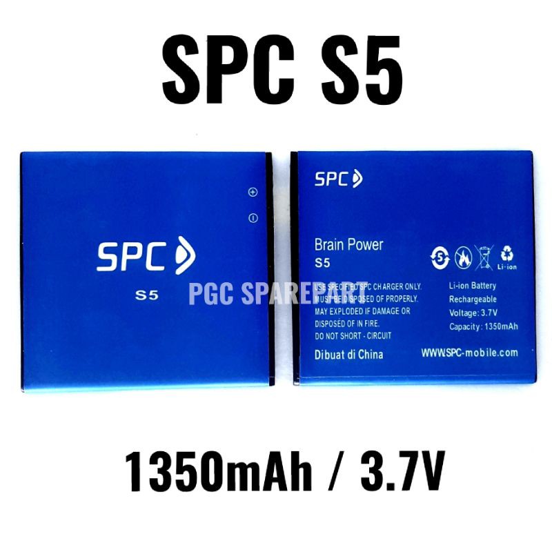 Baterai 99% SPC S5 - Batu Batre Batrai Batri Batrei Batere Baterei Battery