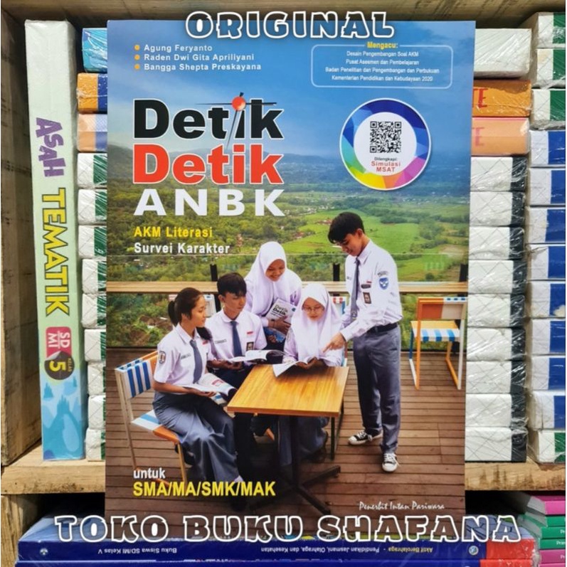 ORIGINAL PAKET BUKU DETIK DETIK ANBK UNTUK SMA/SMK AKM NUMERASI &amp; LITERASI INTAN PARIWARA