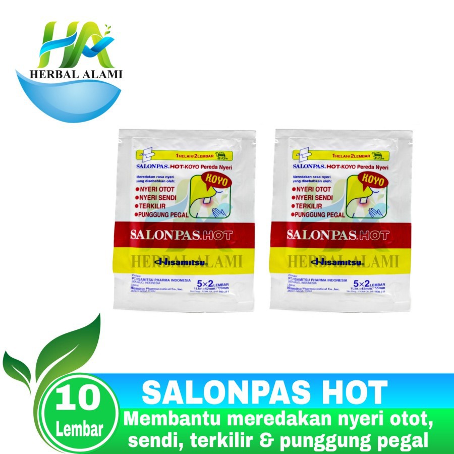 Koyo Salonpas Hot MERAH isi 10 lembar