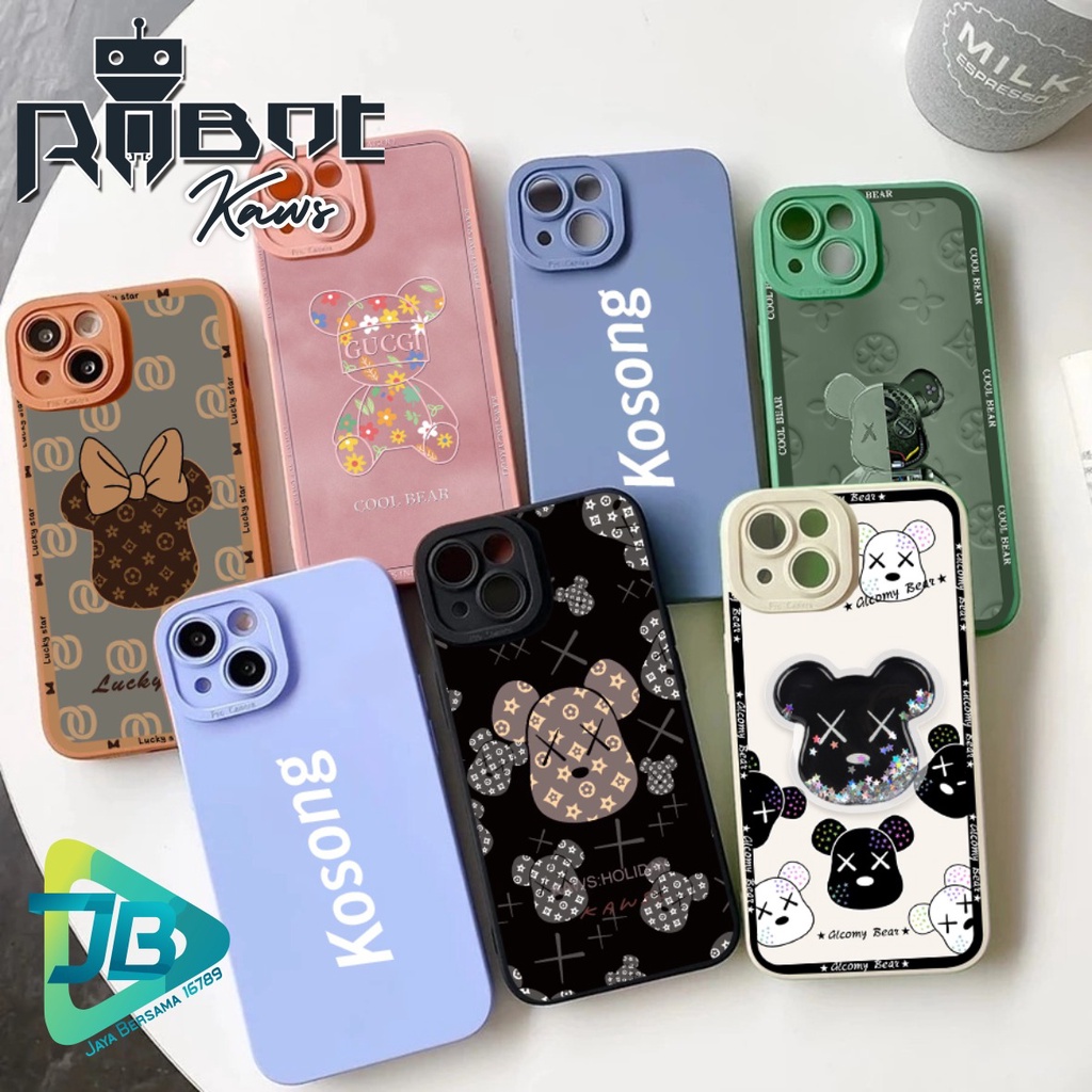 SOFTCASE CASE SILIKON PROCAMERA ROBOT KAWS OPPO VIVO SAMSUNG REALME XIAOMI IPHONE INFINIX ALL TYPE JB5651