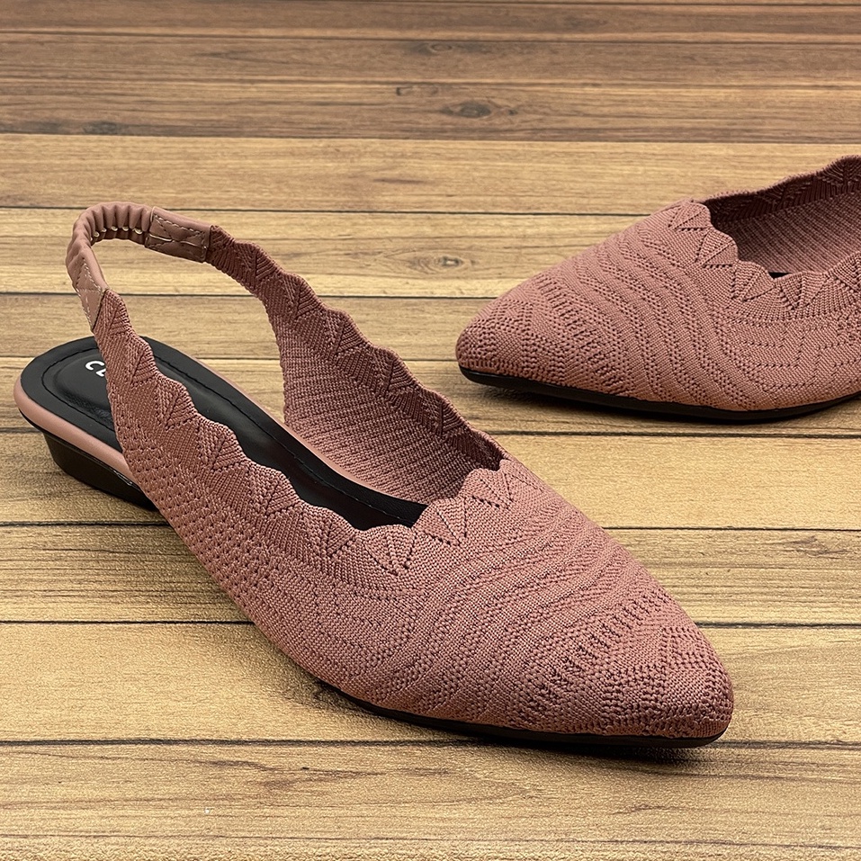 Flatshoes Rajut synthetic rubber Mochica RZ46 ~ Clarenzo