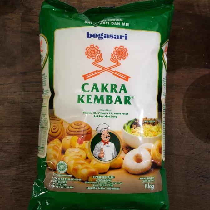 

Tepung Cakra Kembar Premium Kemasan 1kg