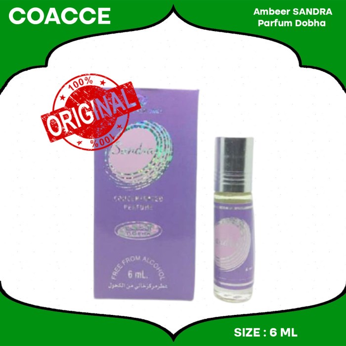 Parfum Dobha 6ml Satuan Original Minyak wangi untuk sholat non Alkohol