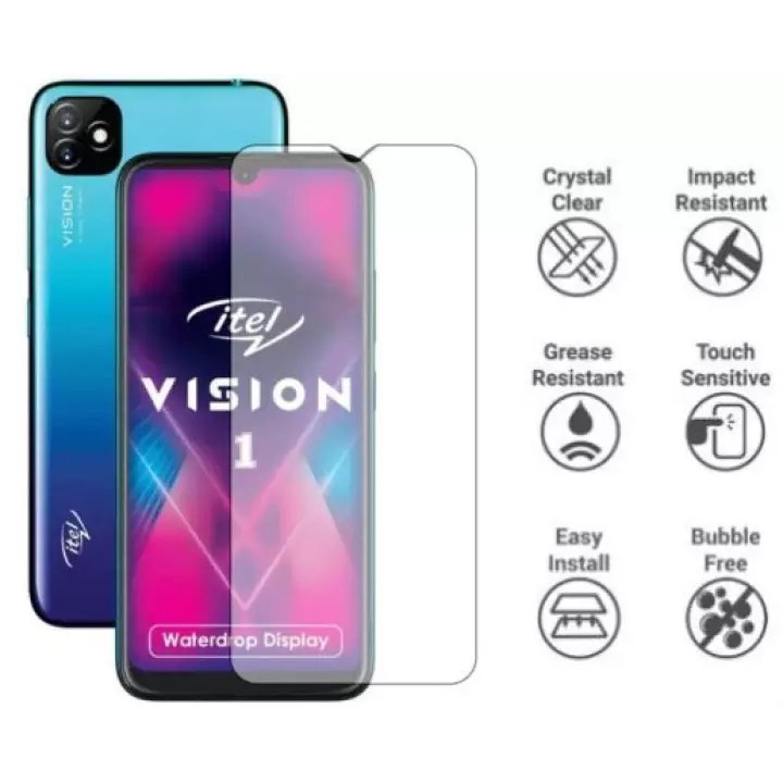 KOREAN Tempered Glass Itel Vision 1 6.08 inchi Anti Gores Kaca Screen Guard 9H 2.5D 0.3mm