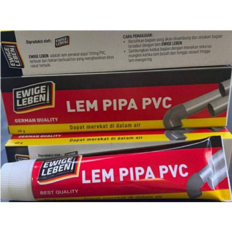 LEM PIPA PVC EWIGE LEBEN 48 GRAM TUBE MEREKAT DALAM AIR