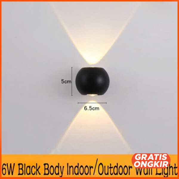 Lampu LED Dekorasi Rumah Waterproof Warm White 6W - WD080