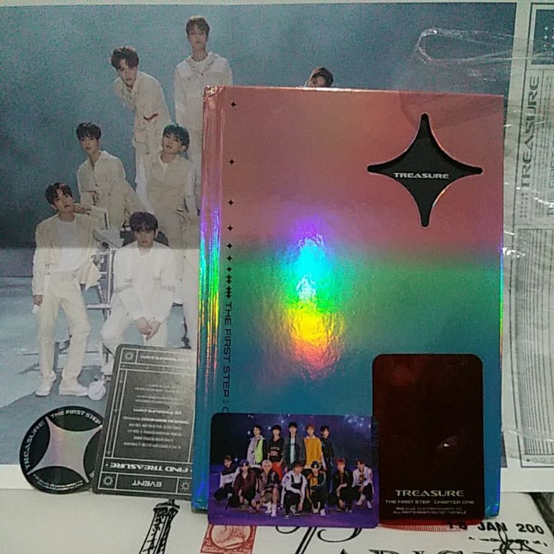 +bonus skincare album treasure the first step : chapter one include benefit ktown4u (read decs)