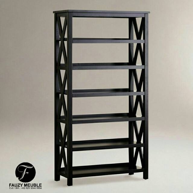 Rak Buku Minimalis, Lemari Buku Jati Mebel Jepara