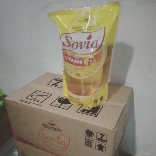 

Minyak goreng SOVIA pouch 2L