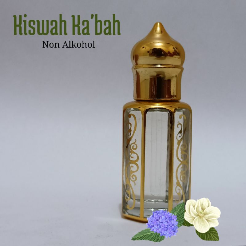 Parfum kiswah Ka'bah minyak wangi Arab untuk ibadah non Alkohol 12ml