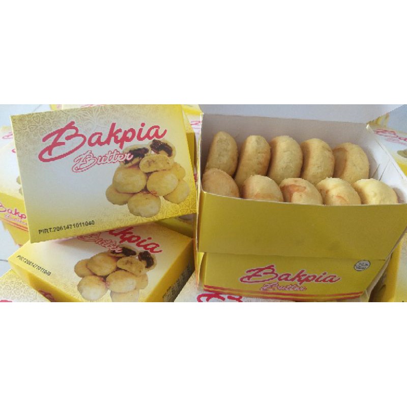 BAKPIA BUTTER PEKANBARU. HARGA PAKET (Dapat 4 Kotak)