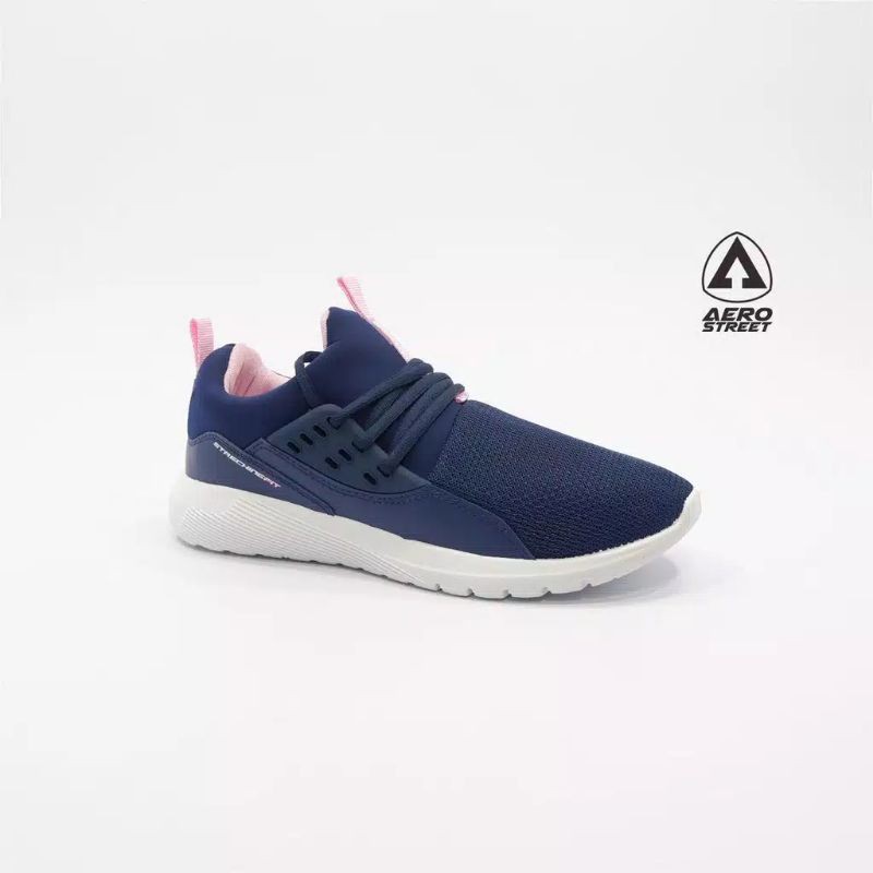 Sepatu Aero Strechingfit Navy Pink
