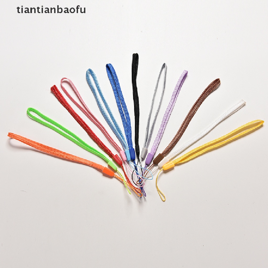 (Tianbaofu) 20pcs Tali Lanyard Pergelangan Tangan Untuk Kamera / Handphone / ipod / mp3