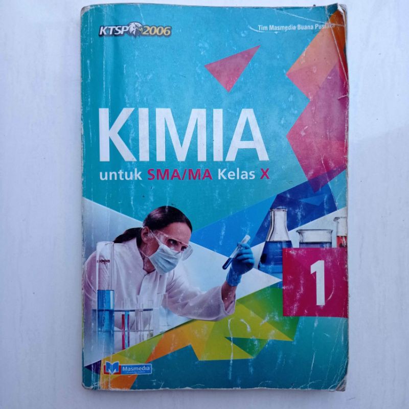 Buku kimia sma/ma kelas 10 x tim masmedia buana pustaka bekas