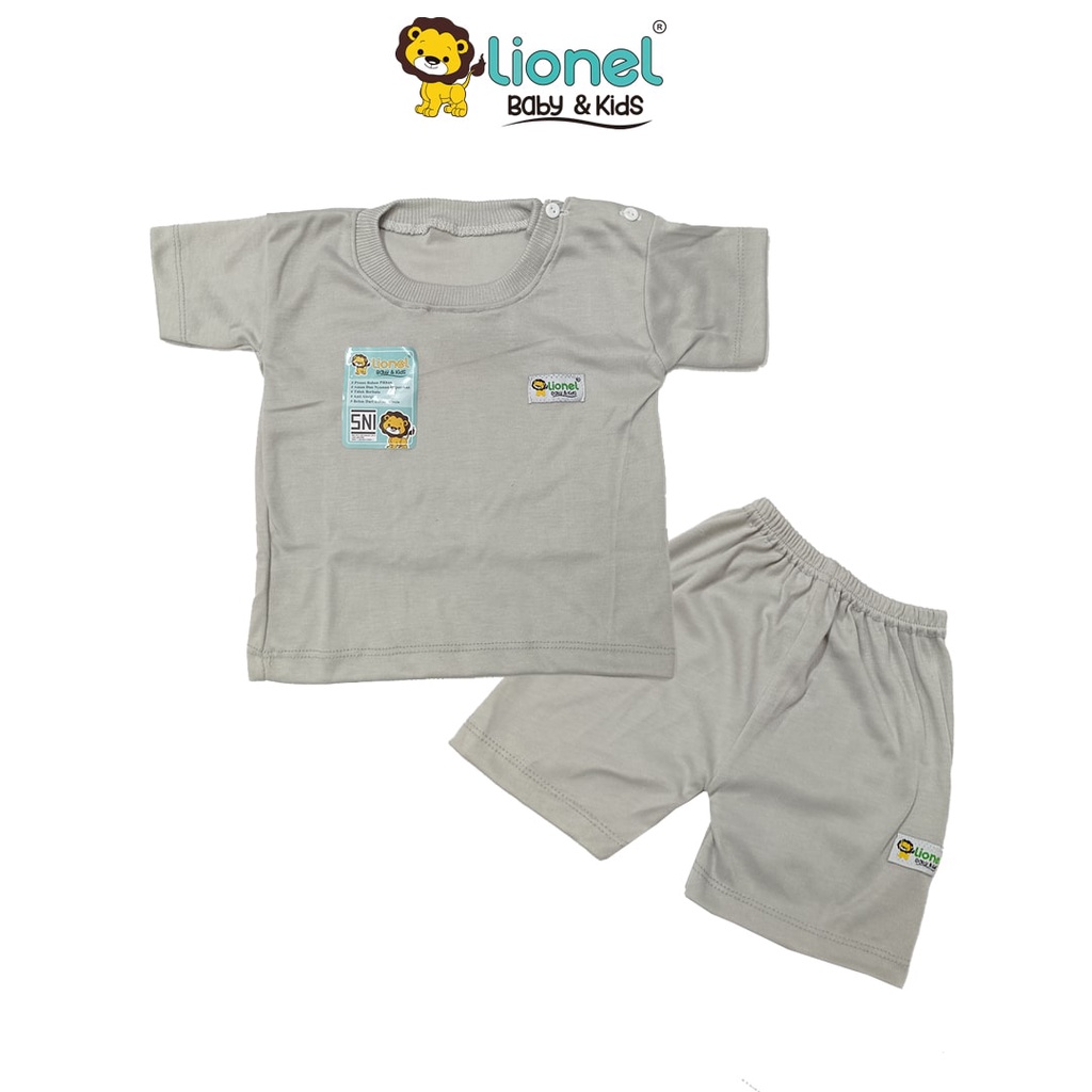 BAJU CELANA SET LIONEL LENGAN PENDEK KANCING BAHU