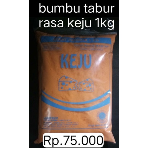 

bumbu tabur rasa keju 1 kg