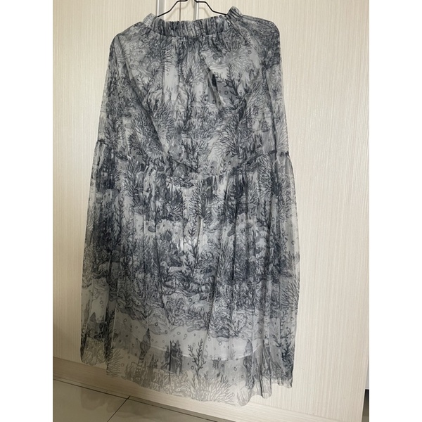 benangjarum x mmehuillet el mar minorca flowy skirt warna grey