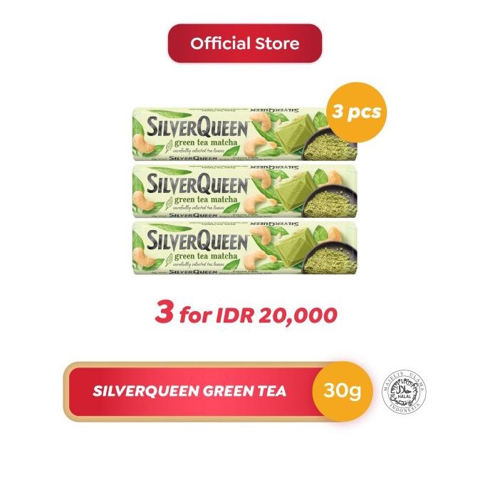 

Silverqueen Green Tea 28 g - 3 pcs