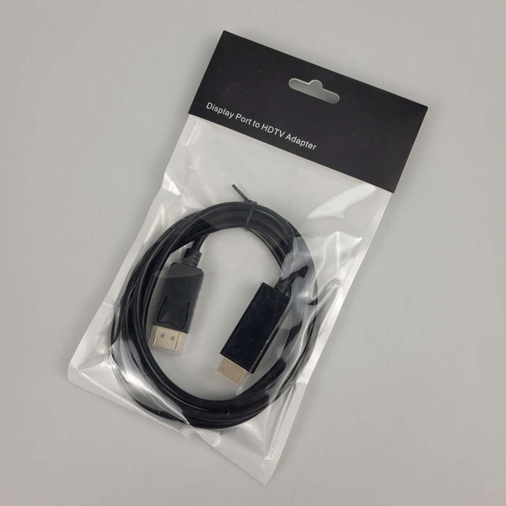 Kabel Adaptor Displayport ke HDMI 1.8 m - DP102 - Black